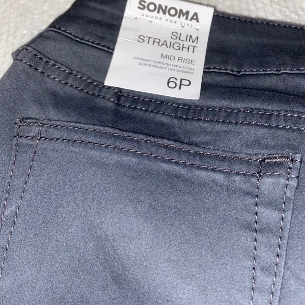 New with tags Sonoma 6P slim straight jeans